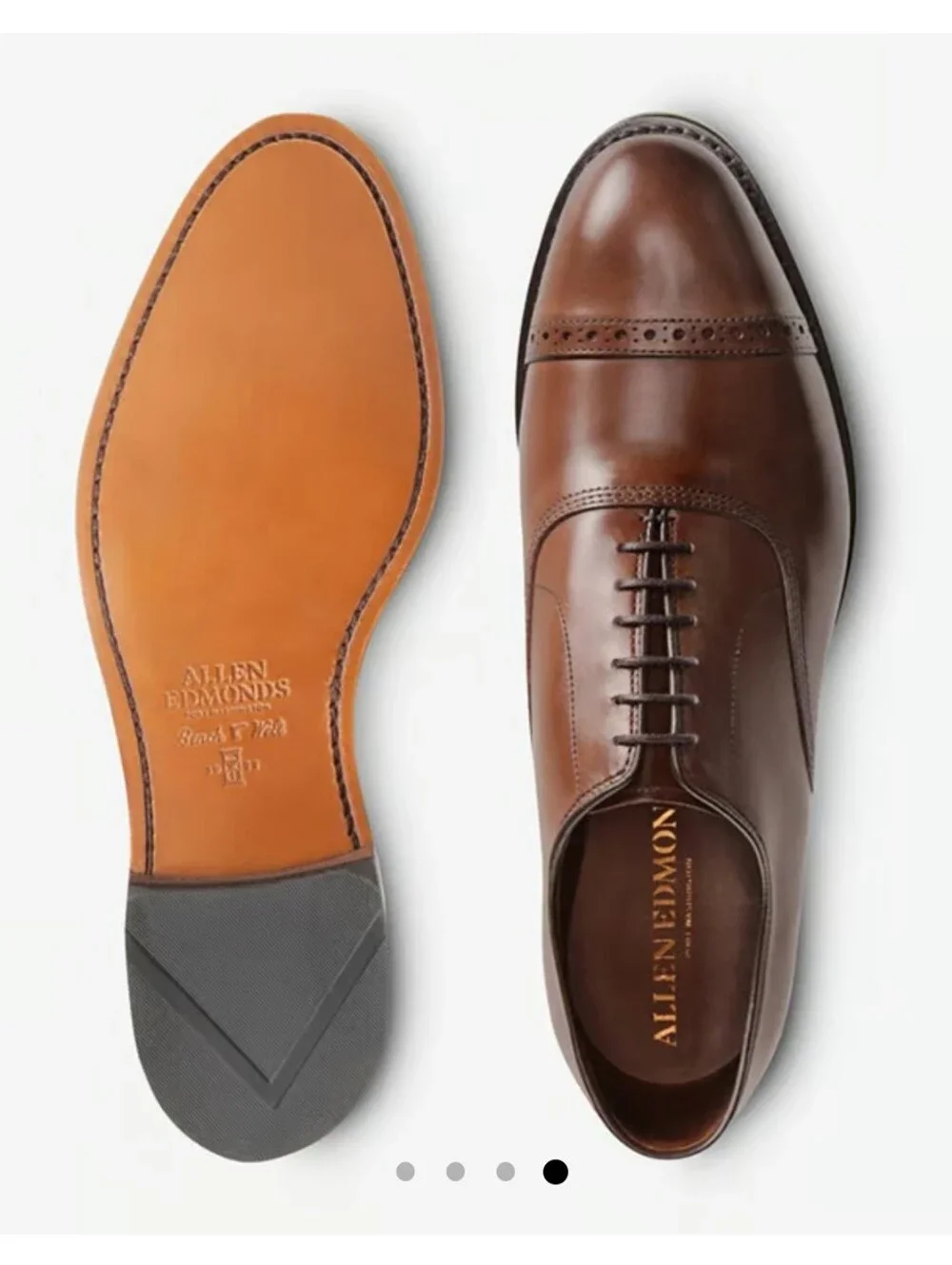 Allen Edmunds | Fifth Ave Cap-toe Oxford Dress Shoe